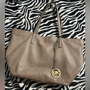 Taupe Michael Kors Large Purse